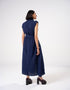 TEXTURED BUTTON DOWN DRESS